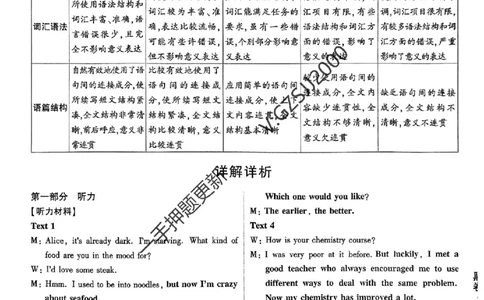 黑卷英语评分标准及详解详析_2024高考押题卷_32024腾远黑白卷_2024腾远高考黑白卷（新课标卷）_黑卷答案