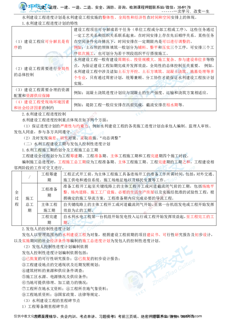 02.2025-监理-目标控制（水利）-基础精讲-打印版讲义_监理工程师_2025监理工程师_2025年监理工程师SVIP_2025年监理水利控制SVIP_02-基础精讲✿高端面授✿深度强化_课程讲义