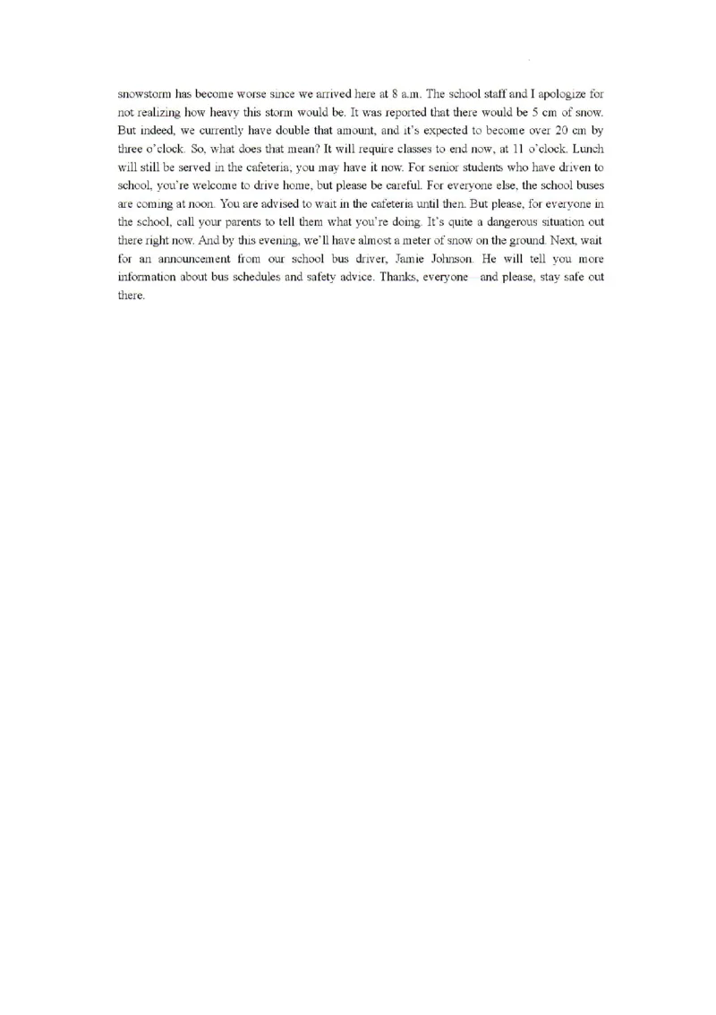 湖南省长沙市雅礼中学2024-2025学年高三上学期入学考试英语试题+答案(1)_8月_240807湖南省长沙市雅礼中学2025届高三上学期入学考试