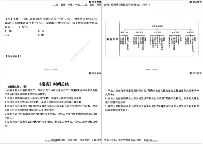 05.2025年监理《土建三控》考前密训打印版_监理工程师_2025监理工程师_2025年监理工程师SVIP_2025年监理土建控制SVIP_04-冲刺串讲✿考点强化✿小灶集训_--配套讲义--