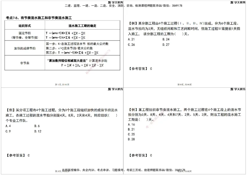 05.2025年监理《土建三控》考前密训打印版_监理工程师_2025监理工程师_2025年监理工程师SVIP_2025年监理土建控制SVIP_04-冲刺串讲✿考点强化✿小灶集训_--配套讲义--