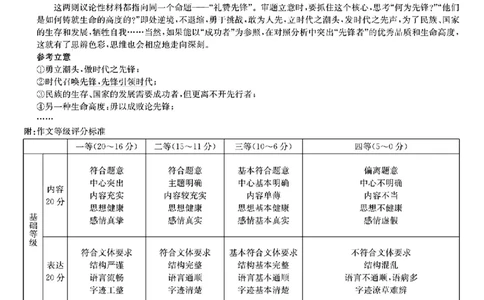 2024届湖南省新高考教学教研联盟高三第一次联考语文答案_2024年3月_013月合集_2024届湖南长郡十八校新高考教学教研联盟高三下学期第一次联考