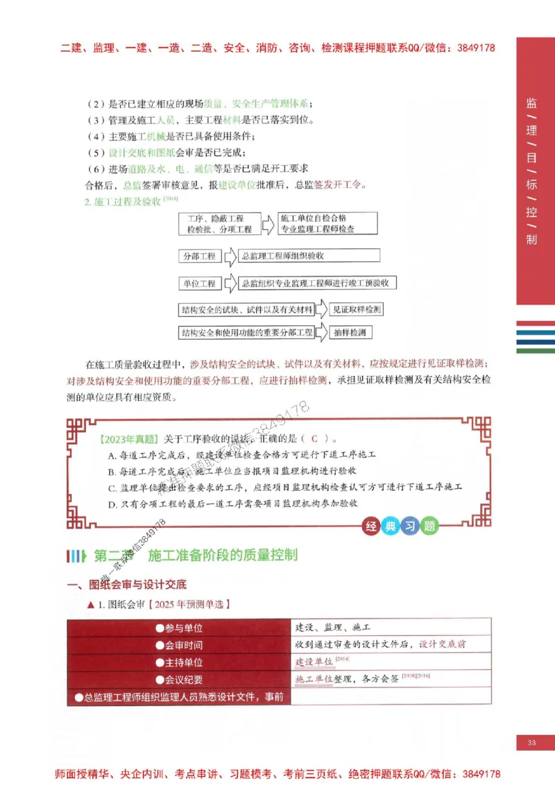 2025年监理土建控制-四色笔记高清_监理工程师_2025监理工程师_2025年监理工程师SVIP_2025年监理土建控制SVIP_01-精华文档✿电子教材✿历年真题