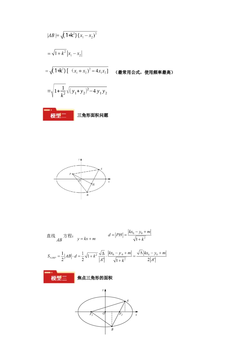 专题05五大类圆锥曲线题型-2024年高考数学最后冲刺大题秒杀技巧及题型专项训练（新高考新题型专用）（解析版）_2024年4月_01按日期_16号