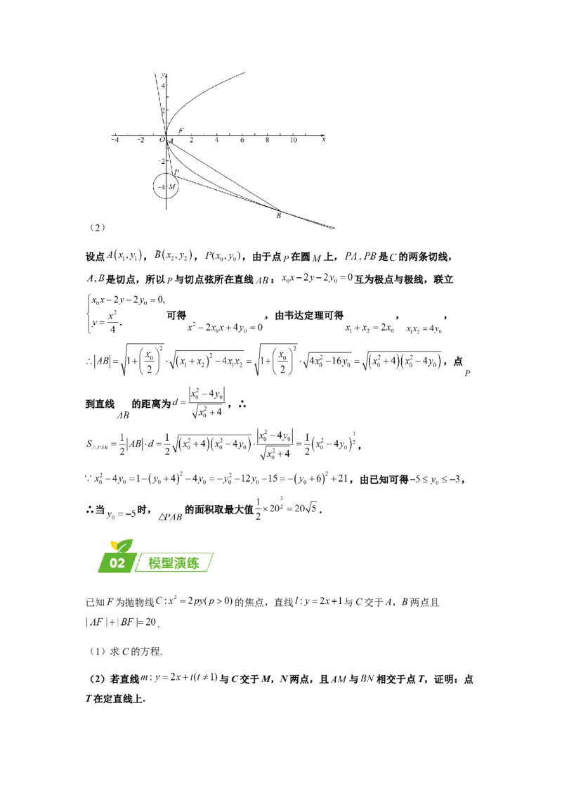专题05五大类圆锥曲线题型-2024年高考数学最后冲刺大题秒杀技巧及题型专项训练（新高考新题型专用）（解析版）_2024年4月_01按日期_16号