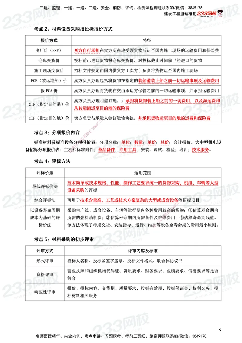233-监理合同-考前10页纸_监理工程师_2025监理工程师_2025年监理工程师SVIP_2025年监理合同管理SVIP_05-考前密训✿央企特训✿机构普押_32-合同《考前10页纸+十大必考点》233
