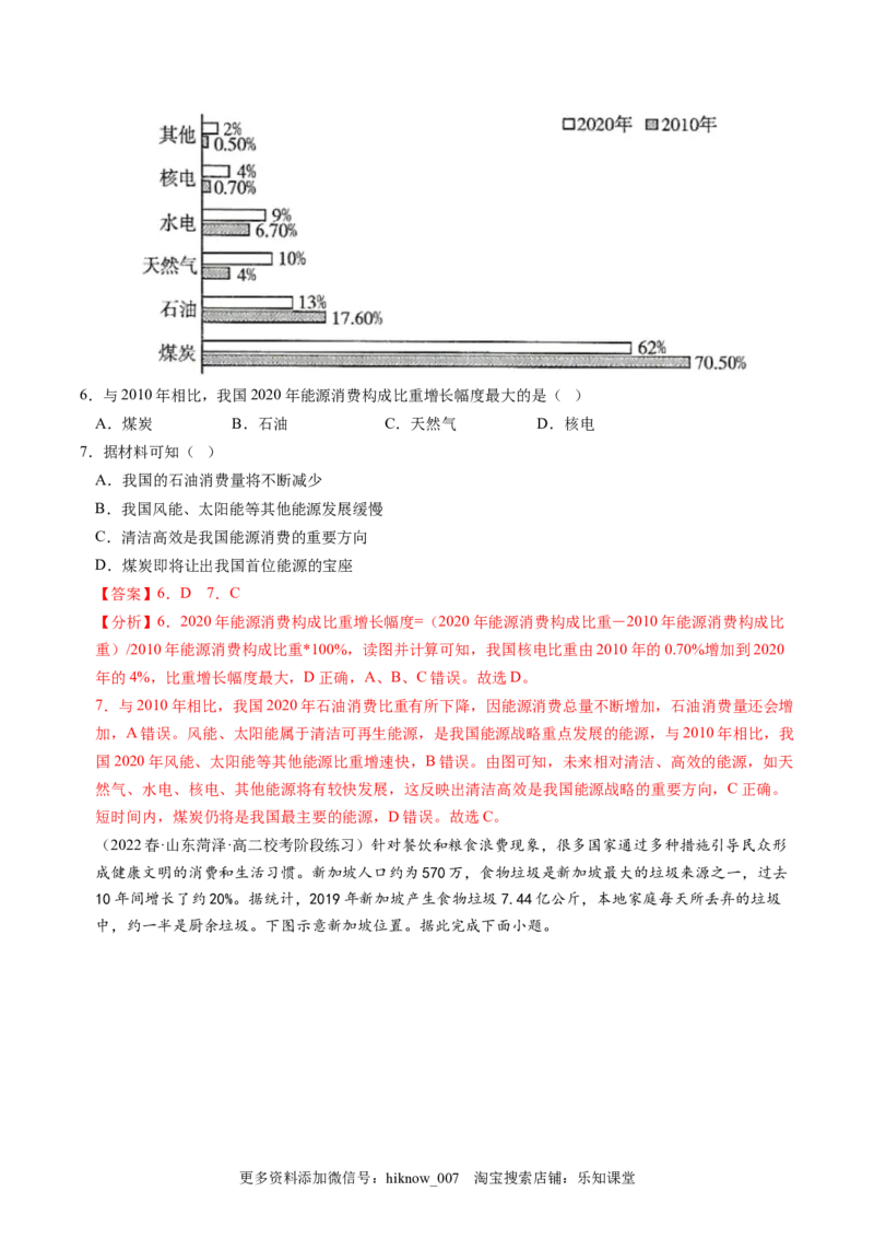 4.2国家战略与政策-2022-2023学年高二地理课后培优分级练（人教版2019选择性必修3）（解析版）_E015高中全科试卷_地理试题_选修3_2.同步练习_课后培优练2023年（第一套）