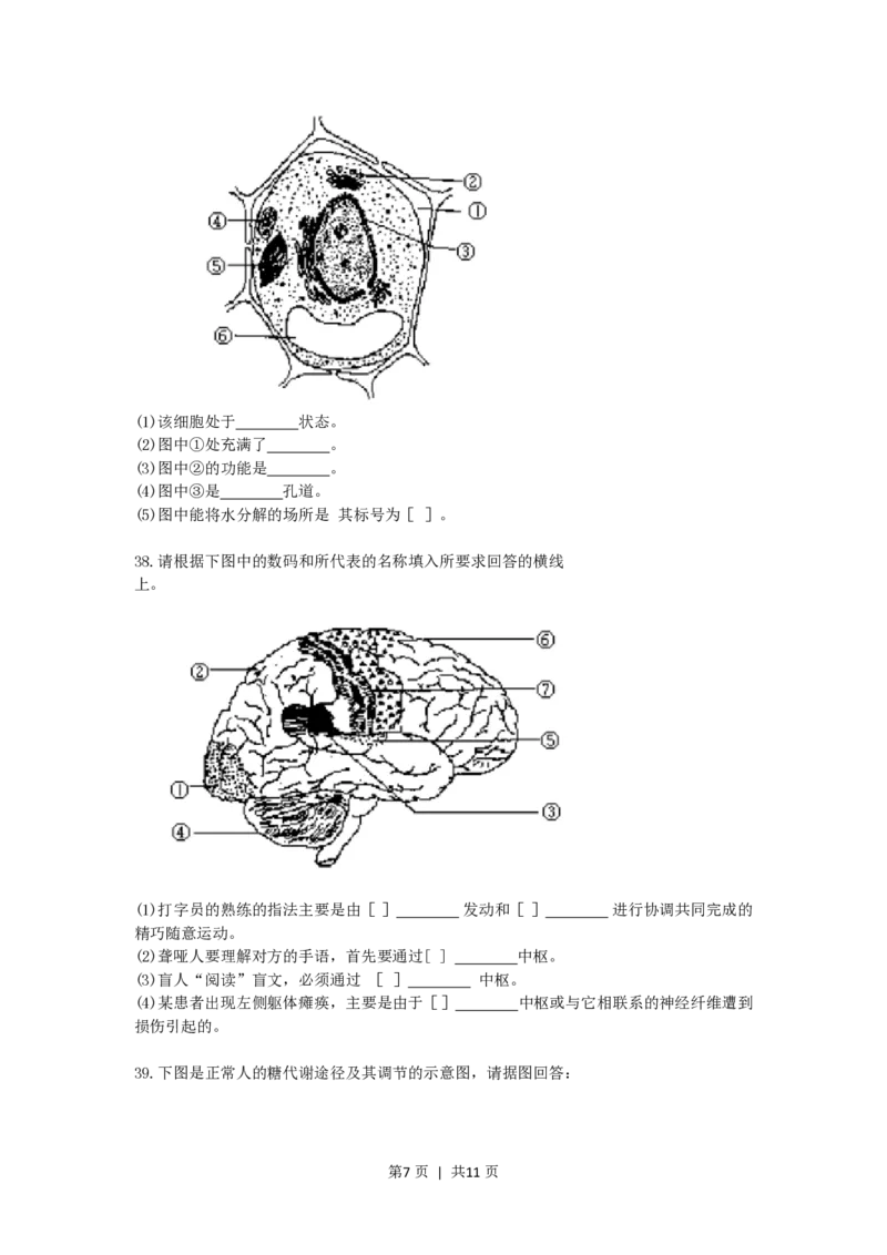 1990年上海高考生物真题及答案_生物高考真题试卷_旧1990-2007&middot;高考生物真题_1990-2007&middot;高考生物真题&middot;PDF_上海