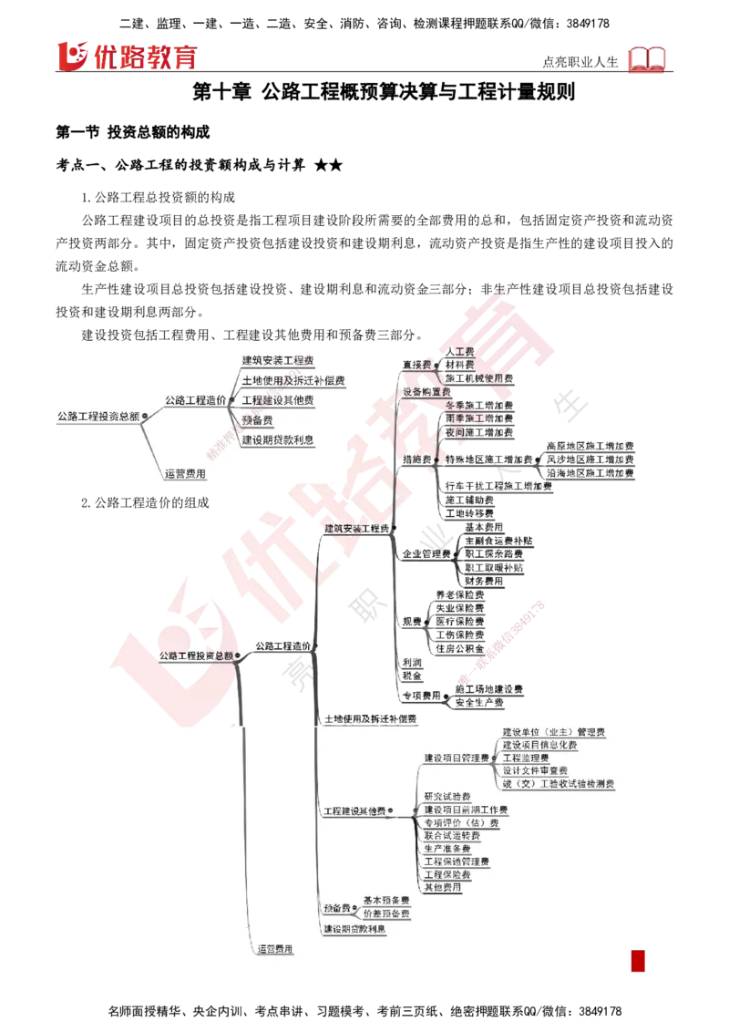 2025年监理《控制（交通）》第10章（打印版）_监理工程师_2025监理工程师_2025年监理工程师SVIP_2025年监理交通控制SVIP_02-基础精讲✿高端面授✿深度强化