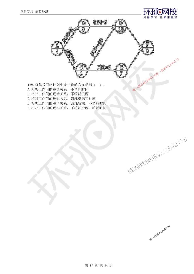 2025环球网校监理工程师《建设工程目标控制》（水利）临考点睛卷_监理工程师_2025监理工程师_2025年监理工程师SVIP_2025年监理水利控制SVIP_05-考前密训✿央企特训✿机构普押