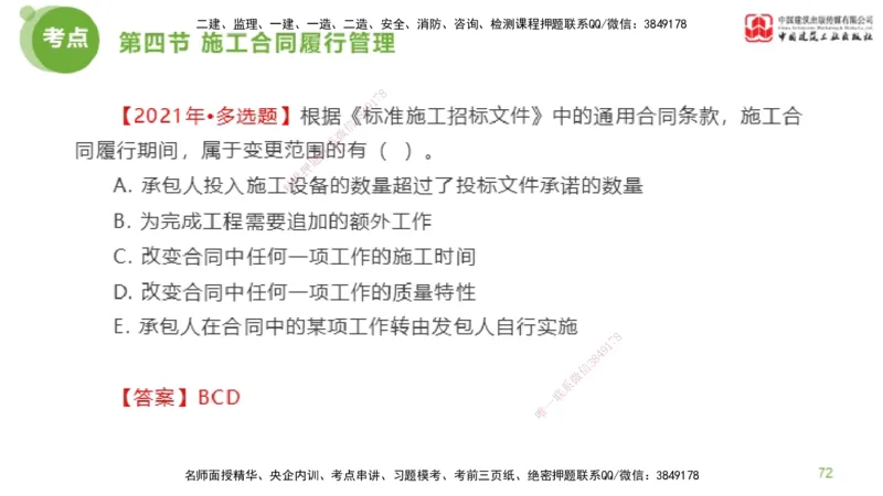 2025年监理工程师《合同管理》金题解析03节（下）_监理工程师_2025监理工程师_2025年监理工程师SVIP_2025年监理合同管理SVIP_03-习题精析✿实战特训✿模考通关_讲义