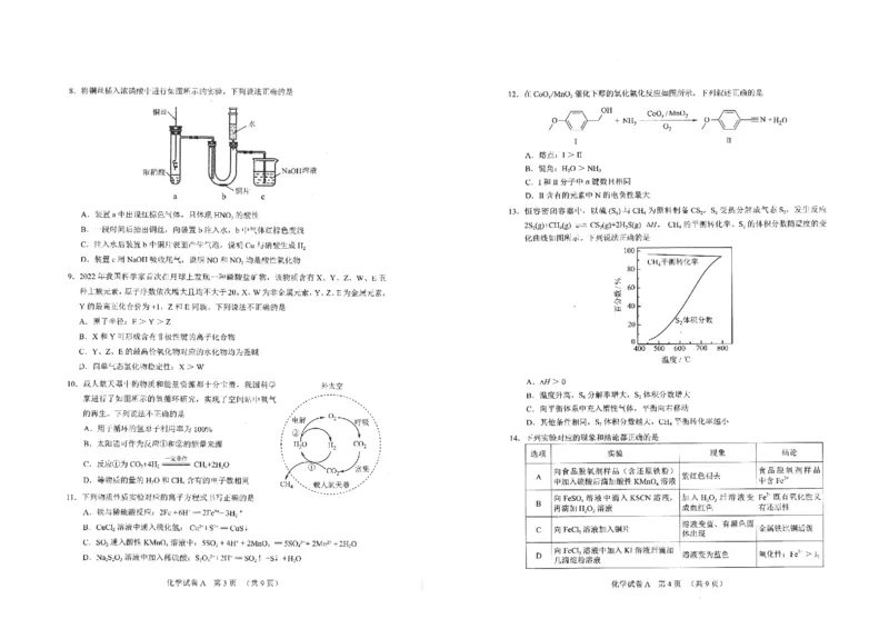 化学-2023年广州一模真题_2024年2月_01每日更新_13号_2023届广州市普通高中毕业班综合测试(一)全科_2023年广州市普通高中毕业班综合测试(一)化学