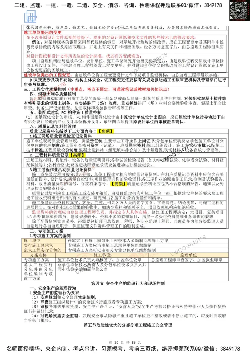 2025质量控制强化记忆_监理工程师_2025监理工程师_2025年监理工程师SVIP_2025年监理土建控制SVIP_05-考前密训✿央企特训✿机构普押_16-控制《终极押题资料》雷哥推荐