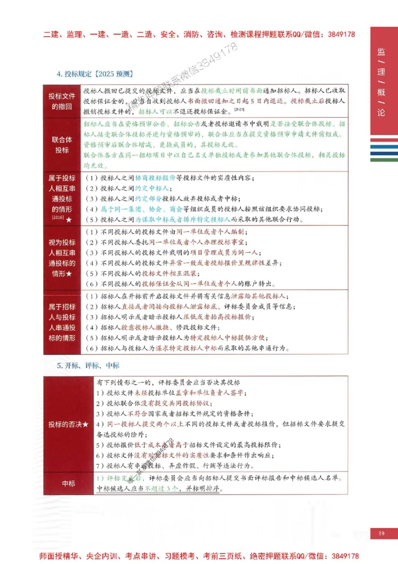 2025年监理概论法规-四色笔记高清_监理工程师_2025监理工程师_2025年监理工程师SVIP_2025年监理概论法规SVIP_01-精华文档✿电子教材✿历年真题