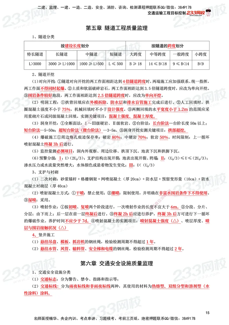 233-交通控制-考前10页纸_监理工程师_2025监理工程师_2025年监理工程师SVIP_2025年监理交通控制SVIP_05-考前密训✿央企特训✿机构普押_16-交通控制《考前10页纸》233