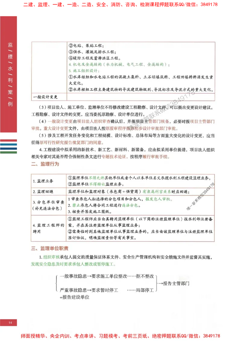 2025年监理水利案例-四色笔记高清_监理工程师_2025监理工程师_2025年监理工程师SVIP_2025年监理水利案例SVIP_01-精华文档✿电子教材✿历年真题