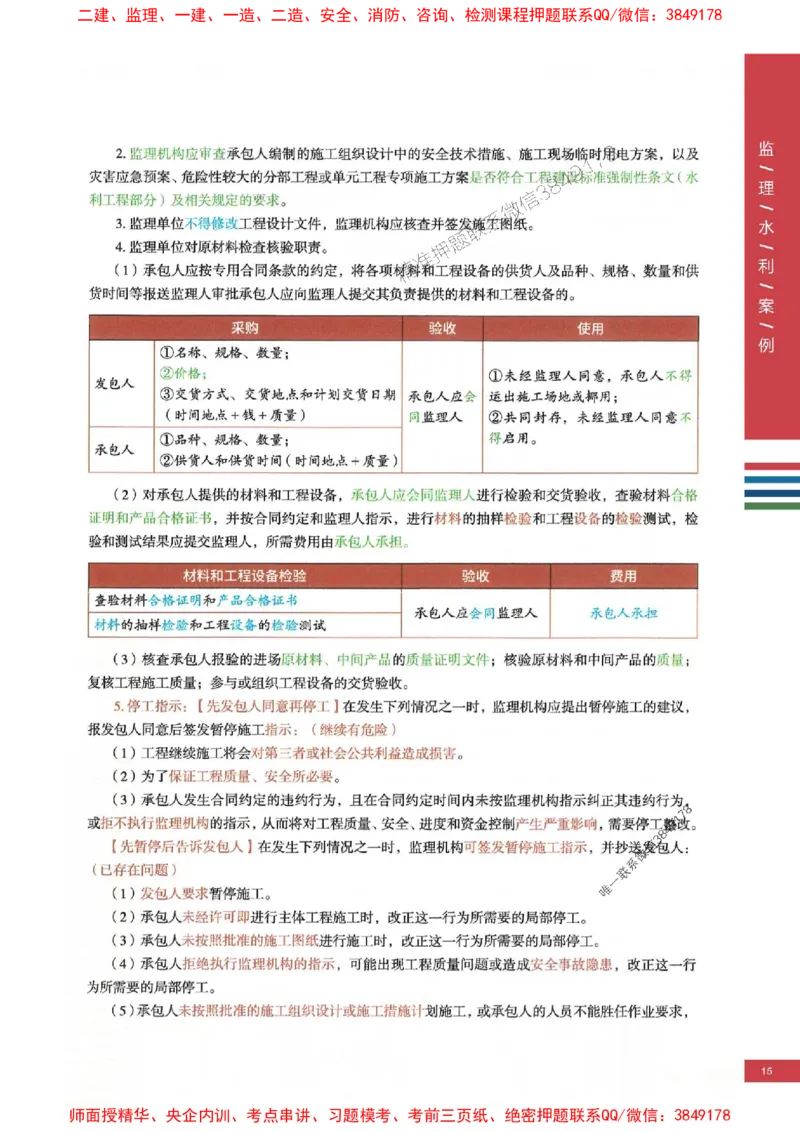 2025年监理水利案例-四色笔记高清_监理工程师_2025监理工程师_2025年监理工程师SVIP_2025年监理水利案例SVIP_01-精华文档✿电子教材✿历年真题