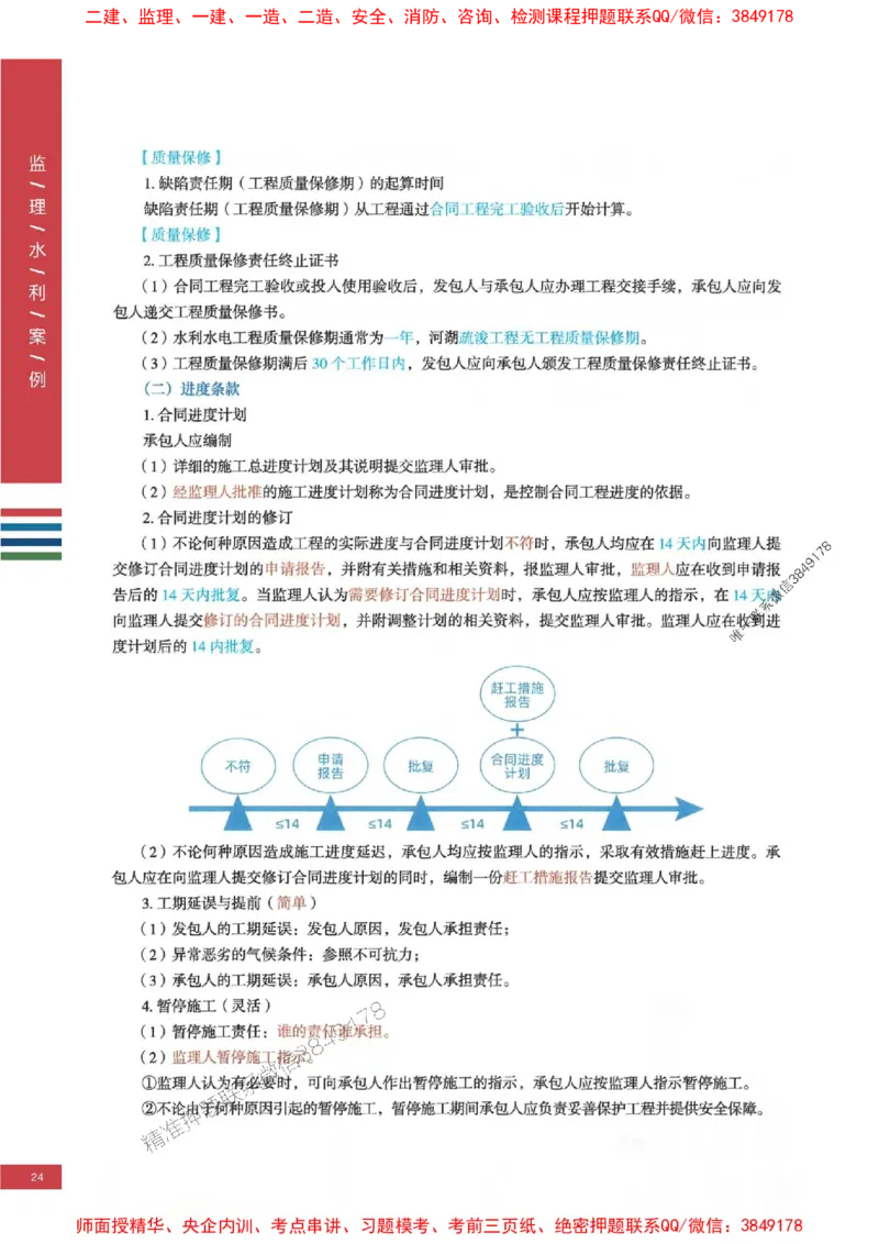 2025年监理水利案例-四色笔记高清_监理工程师_2025监理工程师_2025年监理工程师SVIP_2025年监理水利案例SVIP_01-精华文档✿电子教材✿历年真题