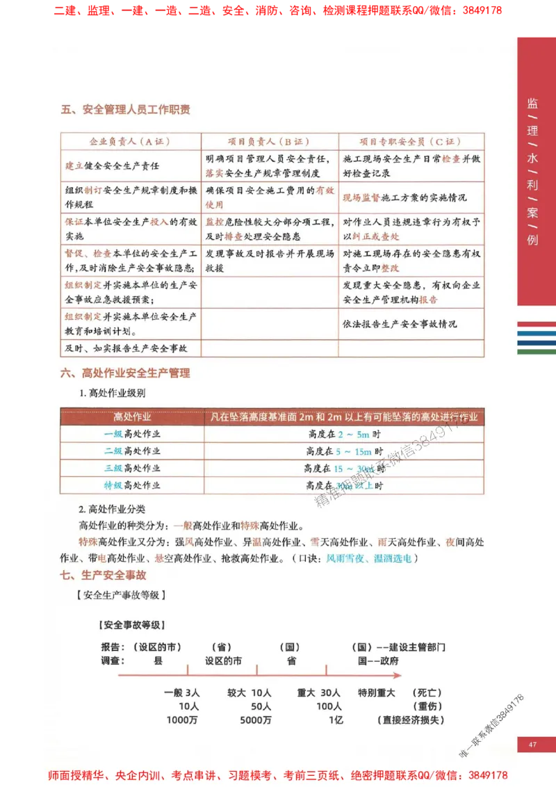 2025年监理水利案例-四色笔记高清_监理工程师_2025监理工程师_2025年监理工程师SVIP_2025年监理水利案例SVIP_01-精华文档✿电子教材✿历年真题