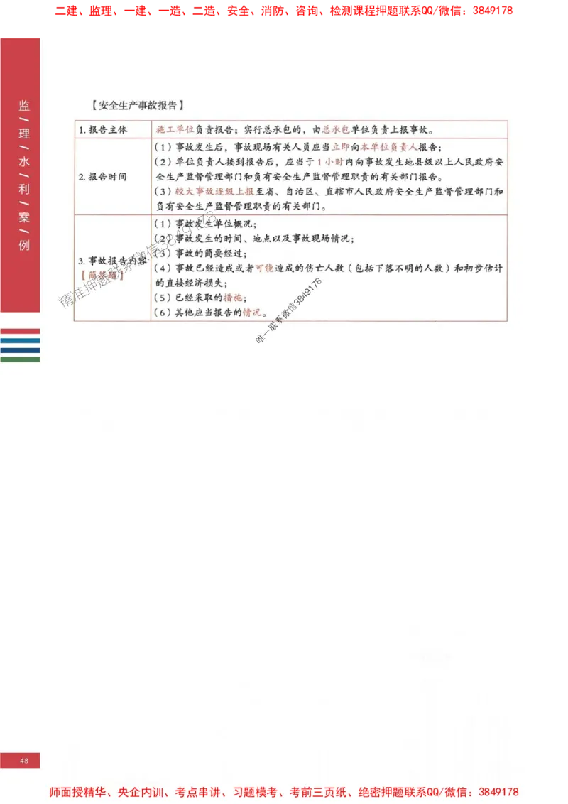 2025年监理水利案例-四色笔记高清_监理工程师_2025监理工程师_2025年监理工程师SVIP_2025年监理水利案例SVIP_01-精华文档✿电子教材✿历年真题