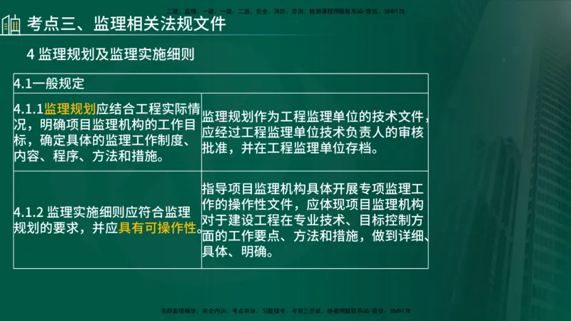 25年《案例分析（土建）》第4个知识点（在线版）_监理工程师_2025监理工程师_2025年监理工程师SVIP_2025年监理土建案例SVIP_02-基础精讲✿高端面授✿深度强化