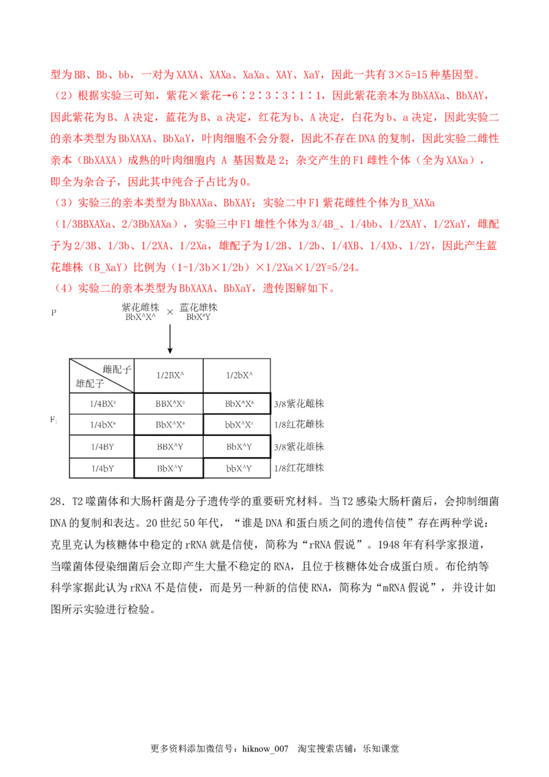 期末检测卷01（基础练）(解析版）_E015高中全科试卷_生物试题_必修2_4.期末试卷_期末检测卷01（基础练）-2022-2023学年高一生物课后培优分级练（人教版2019必修2）