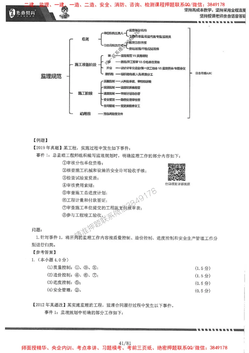 2025监理《土建案例》-YS黄皮书（叶翼虎）_监理工程师_2025监理工程师_2025年监理工程师SVIP_2025年监理土建案例SVIP_01-精华文档✿电子教材✿历年真题