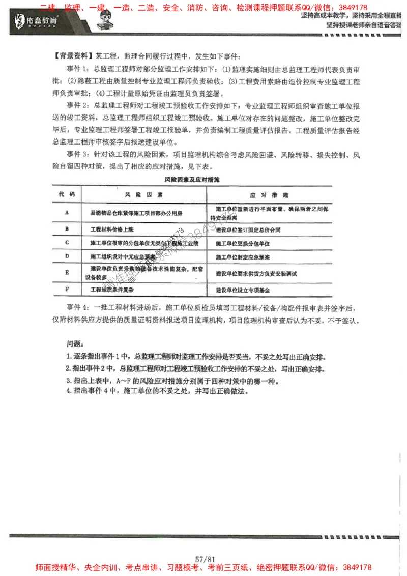 2025监理《土建案例》-YS黄皮书（叶翼虎）_监理工程师_2025监理工程师_2025年监理工程师SVIP_2025年监理土建案例SVIP_01-精华文档✿电子教材✿历年真题