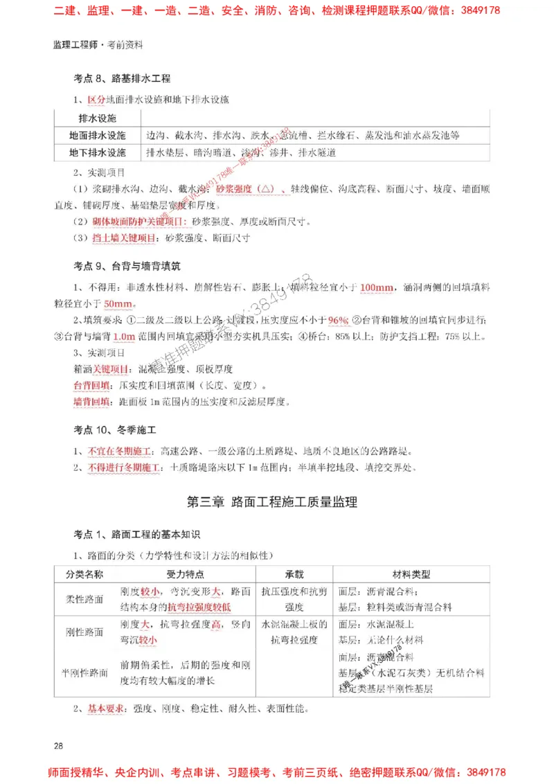 2025年监理工程师考试《目标与控制(交通)》考前30页纸_监理工程师_2025监理工程师_2025年监理工程师SVIP_2025年监理交通控制SVIP_05-考前密训✿央企特训✿机构普押