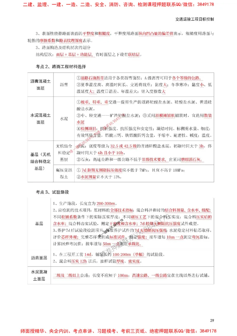 2025年监理工程师考试《目标与控制(交通)》考前30页纸_监理工程师_2025监理工程师_2025年监理工程师SVIP_2025年监理交通控制SVIP_05-考前密训✿央企特训✿机构普押