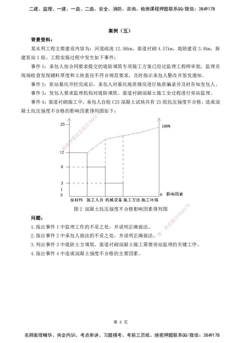 2025监理《案例分析-水利》精题必刷（完整版）下载打印_监理工程师_2025监理工程师_2025年监理工程师SVIP_2025年监理水利案例SVIP_03-习题精析✿实战特训✿模考通关