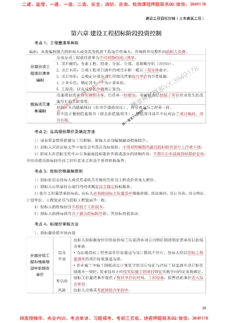 2025年监理工程师考试《目标与控制(土建)》考前30页纸_监理工程师_2025监理工程师_2025年监理工程师SVIP_2025年监理土建控制SVIP_05-考前密训✿央企特训✿机构普押