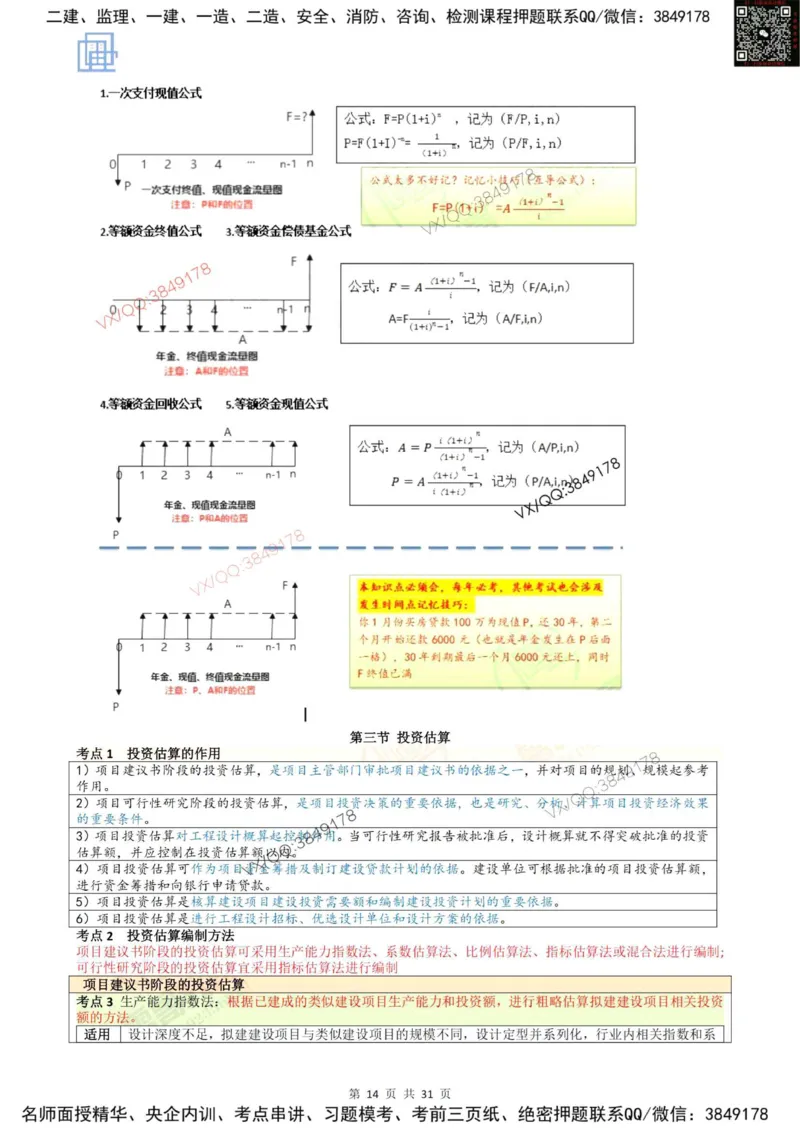 2025投资控制强化记忆_监理工程师_2025监理工程师_2025年监理工程师SVIP_2025年监理土建控制SVIP_05-考前密训✿央企特训✿机构普押_16-控制《终极押题资料》雷哥推荐