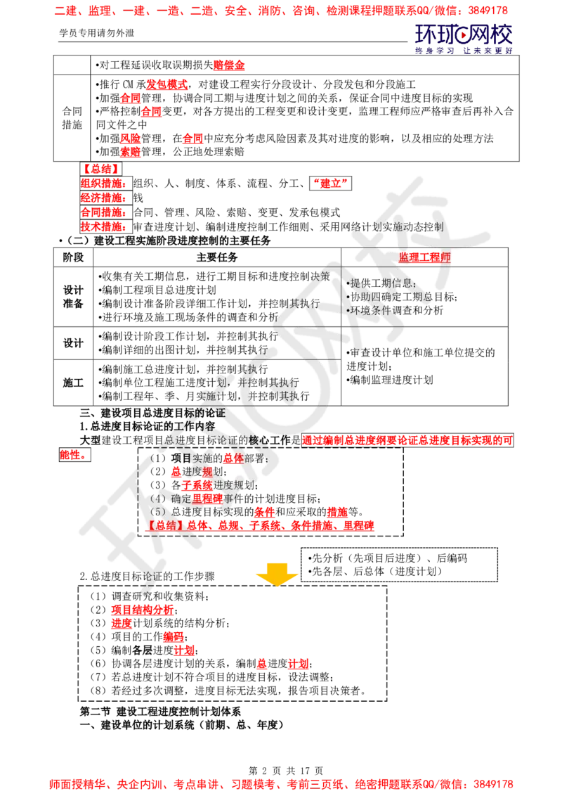 2025年环球网校监理工程师《建设工程进度控制》（土建）直播密训_6b8bf7d37522b5bfe725aee7d66a501869478441_监理工程师_2025监理工程师_2025年监理工程师SVIP_2025年监理土建控制SVIP