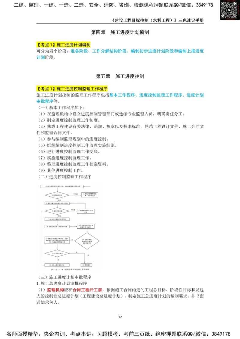 2025年监理工程师《建设工程目标控制（水利工程）》三色速记手册_监理工程师_2025监理工程师_2025年监理工程师SVIP_2025年监理水利控制SVIP_01-精华文档✿电子教材✿历年真题