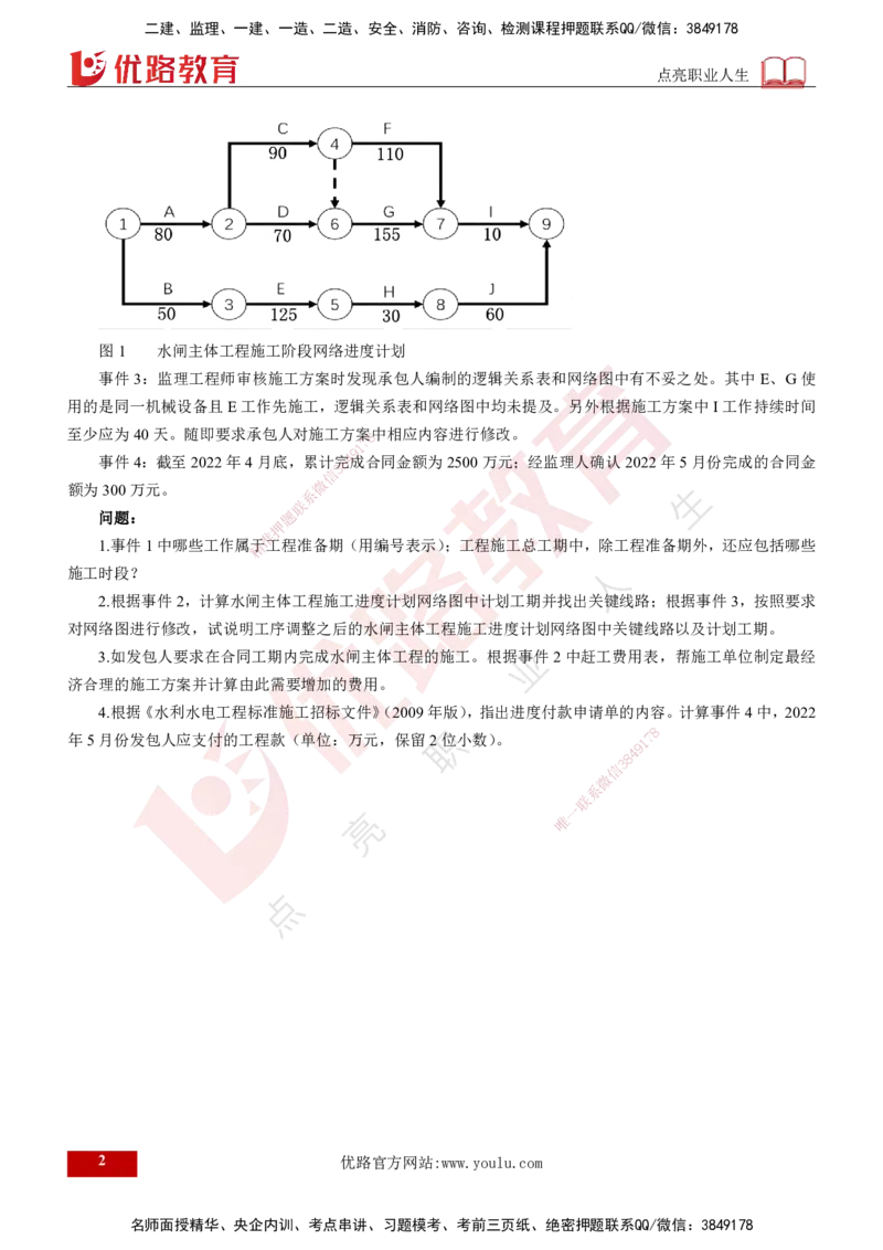 2025年《监理案例（水利）》案例突破（打印版）_监理工程师_2025监理工程师_2025年监理工程师SVIP_2025年监理水利案例SVIP_04-冲刺串讲✿考点强化✿小灶集训_讲义
