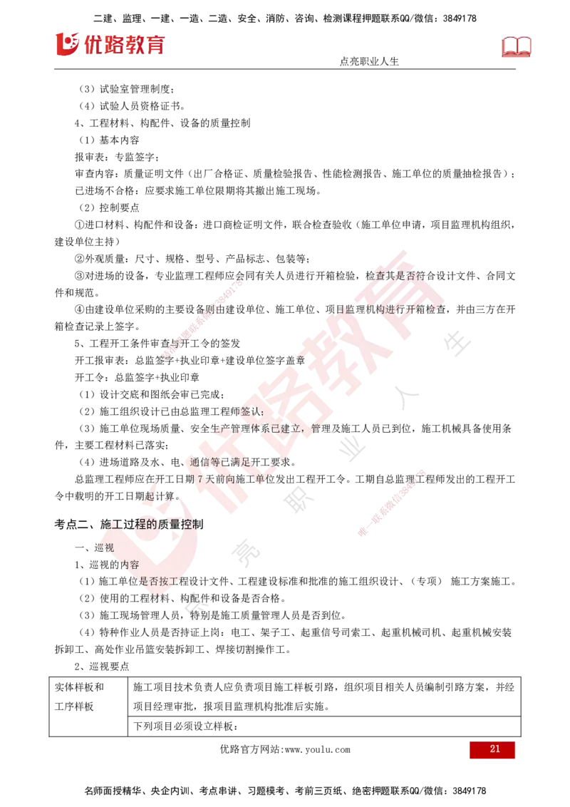 2025年监理《控制土建（总）》冲刺打印版_监理工程师_2025监理工程师_2025年监理工程师SVIP_2025年监理土建控制SVIP_04-冲刺串讲✿考点强化✿小灶集训_讲义