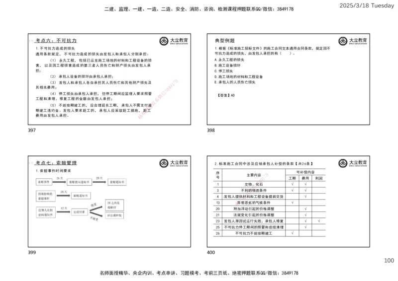 2025年监理合同精讲课件（一页四个）_监理工程师_2025监理工程师_2025年监理工程师SVIP_2025年监理合同管理SVIP_02-基础精讲✿高端面授✿深度强化_讲义