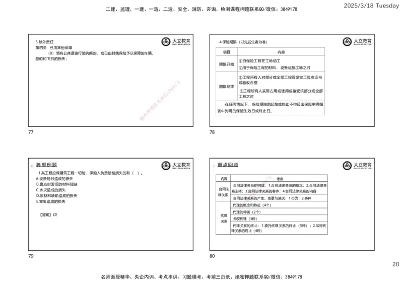 2025年监理合同精讲课件（一页四个）_监理工程师_2025监理工程师_2025年监理工程师SVIP_2025年监理合同管理SVIP_02-基础精讲✿高端面授✿深度强化_讲义