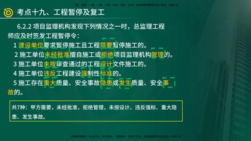 2025年监理《案例（土木）》冲刺密训（在线版）_监理工程师_2025监理工程师_2025年监理工程师SVIP_2025年监理土建案例SVIP_04-冲刺串讲✿考点强化✿小灶集训_讲义