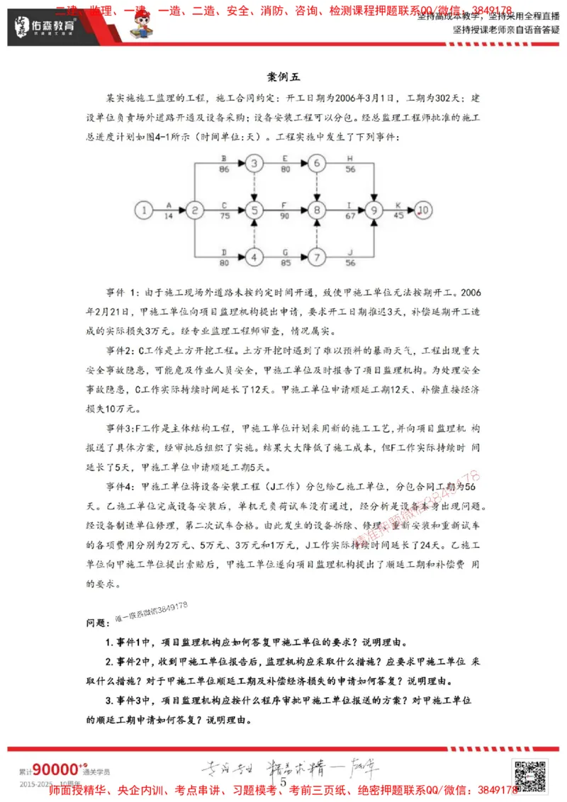 2025监理案例母题册_监理工程师_2025监理工程师_2025年监理工程师SVIP_2025年监理土建案例SVIP_01-精华文档✿电子教材✿历年真题_32-案例《核心母题习题册》YS推荐
