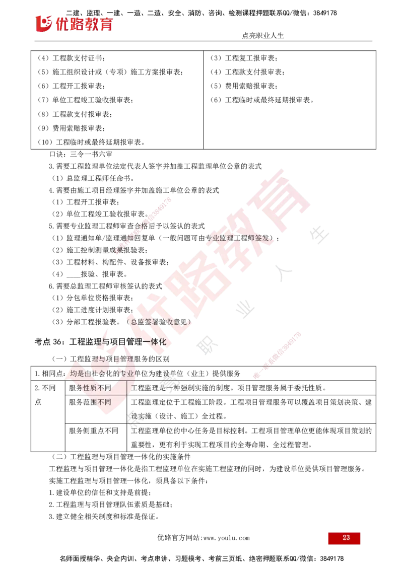 2025年监理《监理概论》黄金金点（打印版）_监理工程师_2025监理工程师_2025年监理工程师SVIP_2025年监理概论法规SVIP_04-冲刺串讲✿考点强化✿小灶集训_讲义