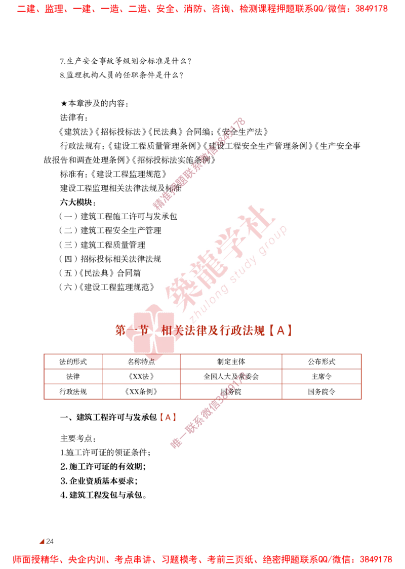 2025年监理《法规》-ZL学社-864考证宝典_监理工程师_2025监理工程师_2025年监理工程师SVIP_2025年监理概论法规SVIP_01-精华文档✿电子教材✿历年真题