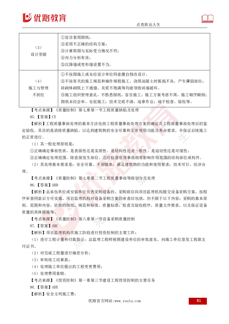 2025年《目标控制（土建）》案例突破（打印版）_监理工程师_2025监理工程师_2025年监理工程师SVIP_2025年监理土建控制SVIP_04-冲刺串讲✿考点强化✿小灶集训_讲义