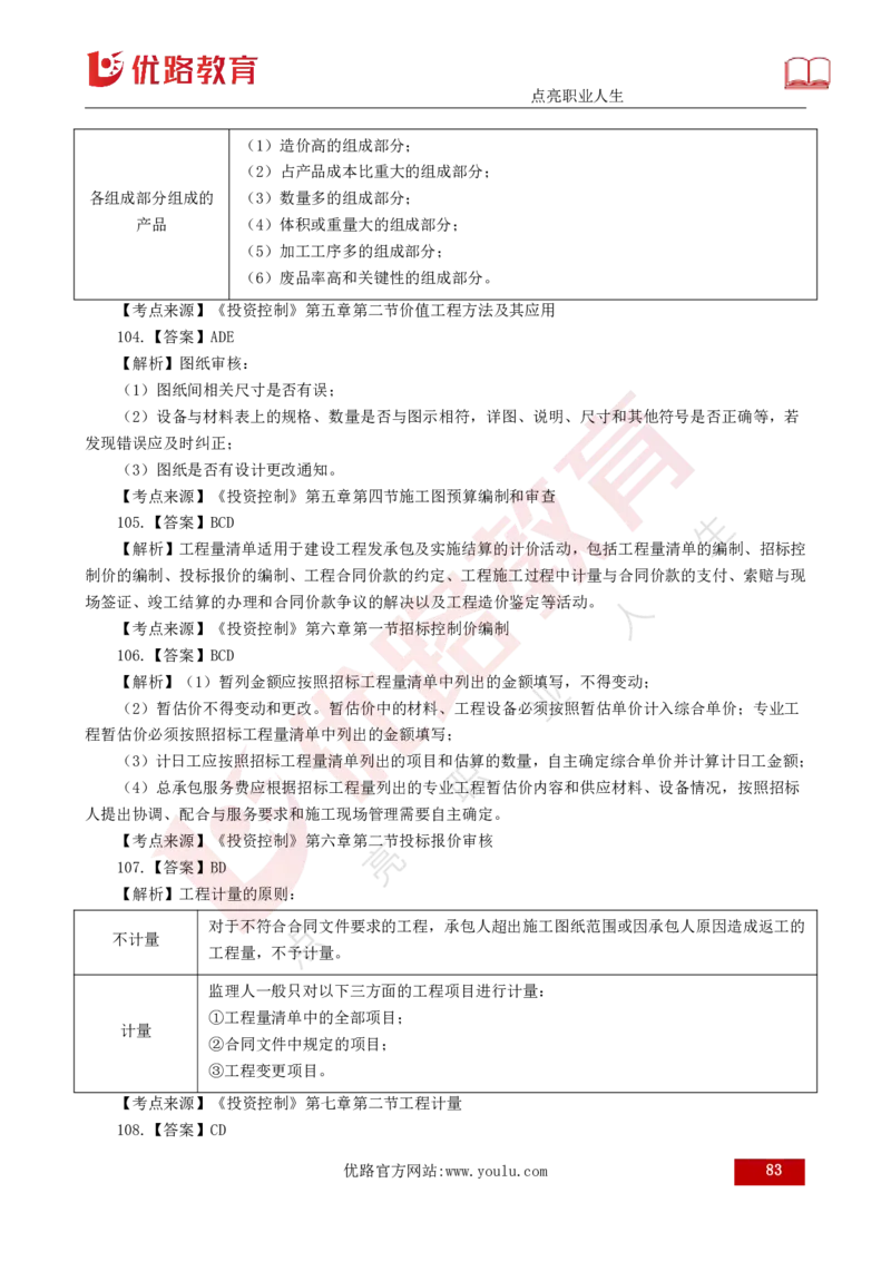 2025年《目标控制（土建）》案例突破（打印版）_监理工程师_2025监理工程师_2025年监理工程师SVIP_2025年监理土建控制SVIP_04-冲刺串讲✿考点强化✿小灶集训_讲义
