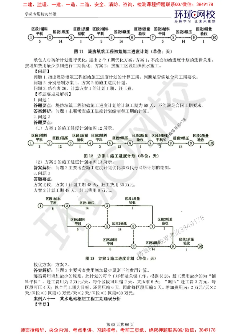 2025年环球网校监理工程师《建设工程监理案例分析》（水利）精讲习题集_监理工程师_2025监理工程师_2025年监理工程师SVIP_2025年监理水利案例SVIP