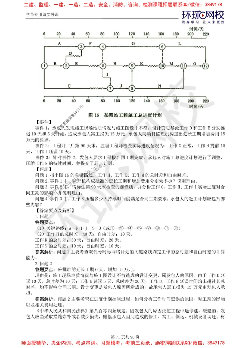 2025年环球网校监理工程师《建设工程监理案例分析》（水利）精讲习题集_监理工程师_2025监理工程师_2025年监理工程师SVIP_2025年监理水利案例SVIP