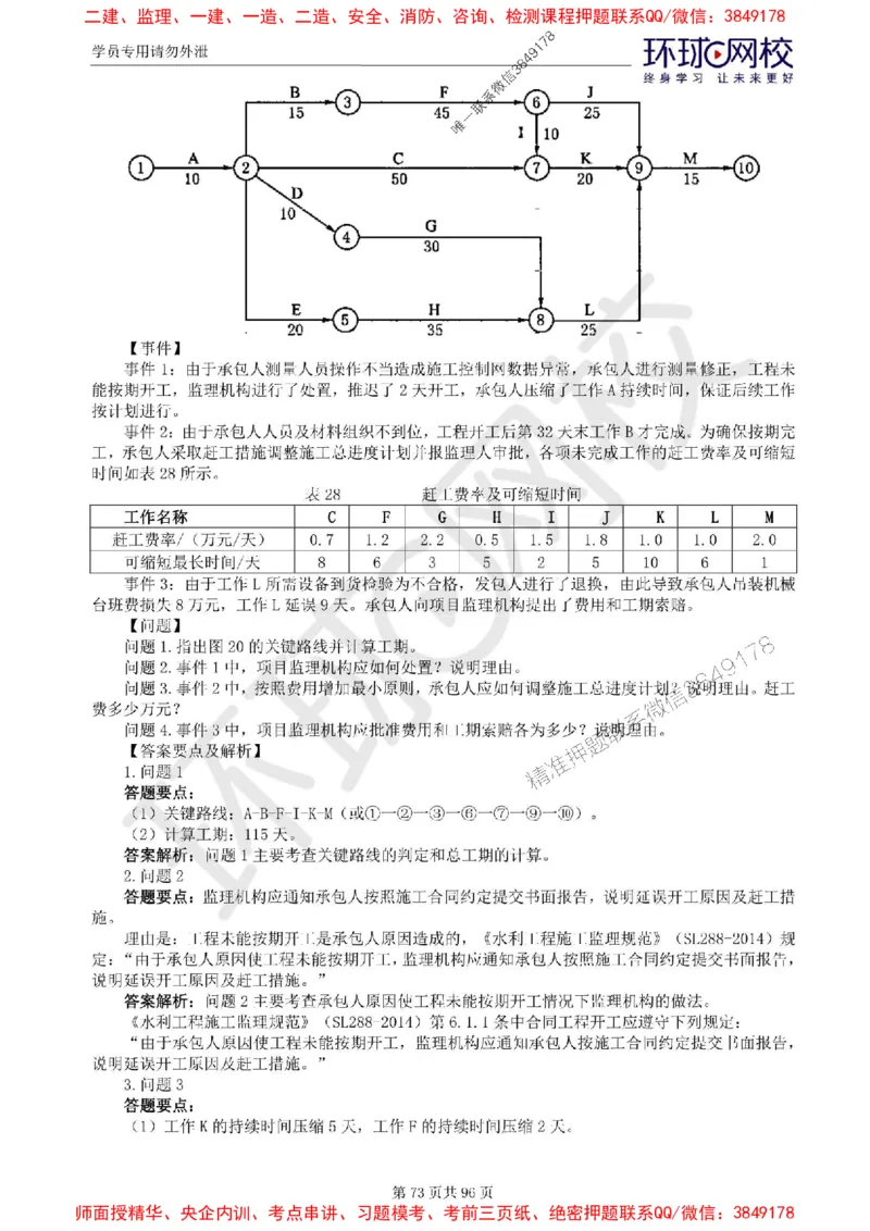 2025年环球网校监理工程师《建设工程监理案例分析》（水利）精讲习题集_监理工程师_2025监理工程师_2025年监理工程师SVIP_2025年监理水利案例SVIP