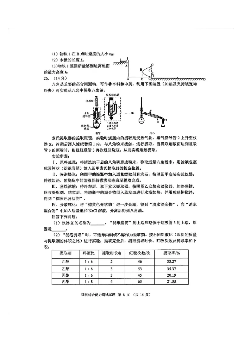全国甲卷四川省大数据精准教学联盟2021级(2024届)高三年级第二次统一监测(大数据二统)(5.17-5.18)理科综合试题能力测试试题_2024年5月_01按日期_20号