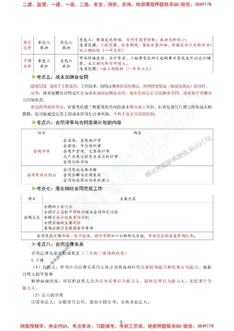 2025监理《合同管理》口袋书_监理工程师_2025监理工程师_2025年监理工程师SVIP_2025年监理合同管理SVIP_05-考前密训✿央企特训✿机构普押_03-合同《猛龙过江-口袋书》SMR